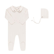 Organic Embroidered Collar Collection - Ivory Heather
