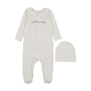 Petit-Pouf-Footie-White/Blue