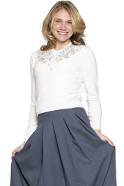 Crochet Collar Sweater
