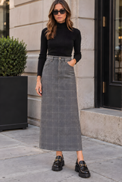 PLAID SKIRT (T5)