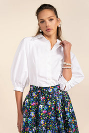 Belmont Blouse in White