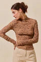 The Emery Smocked Mesh Top
