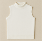 Knit Sleeveless Turtleneck