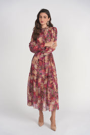 Evie Midi- Bold Floral