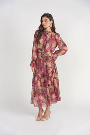 Evie Midi- Bold Floral