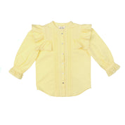 Teen Banana Lace Trim Shirt