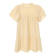 Banana Flutter Sleeve Dress