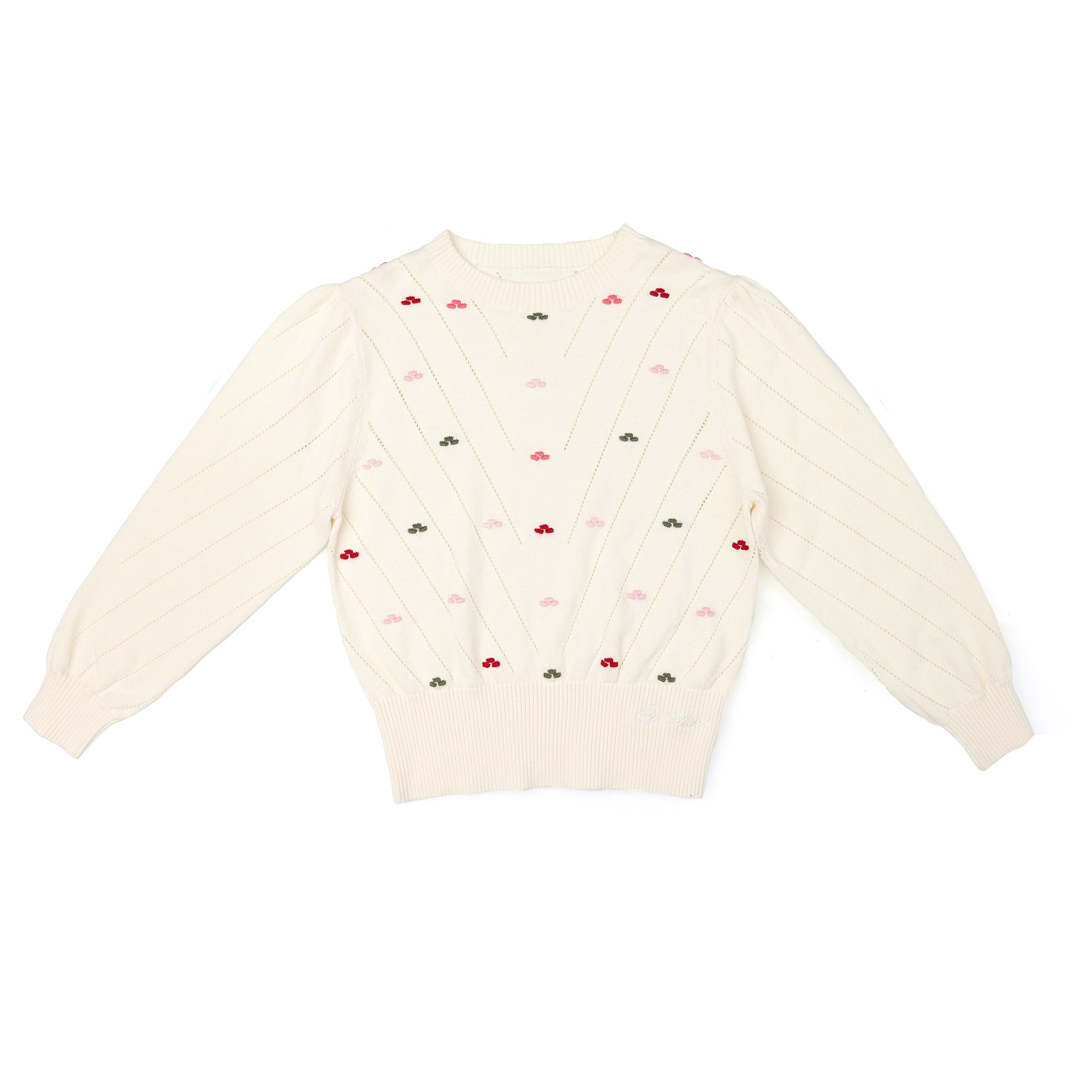 Teen Ivory Knit Sweater