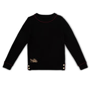 Boy's Black Classic Logo Sweater