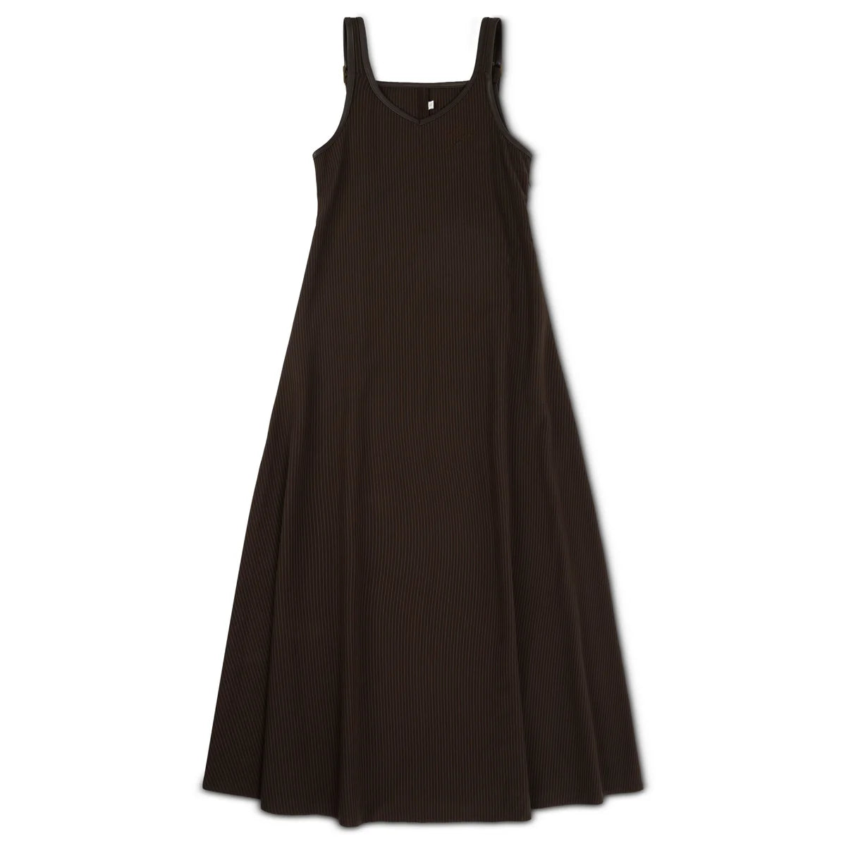 Teen Leather Trim Pinstripe Jumper Maxi