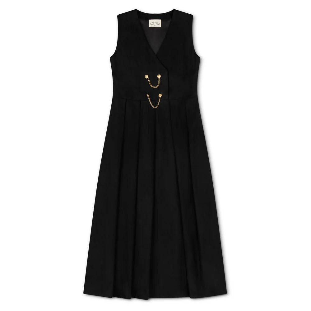 Teen Wool Chain Blazer Dress & Mohair Sweater