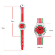 Ovvel Girls Analog Watch for kids - Watermelon Design
