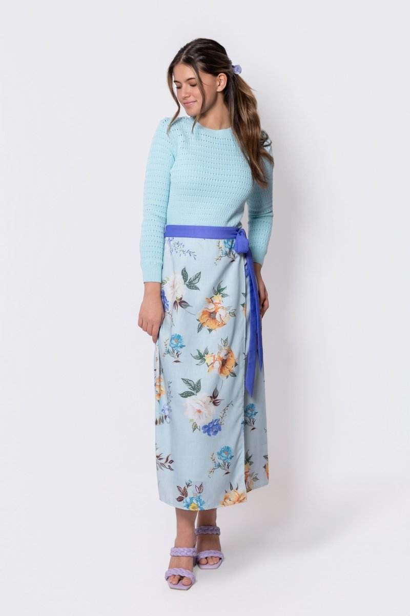 Leila Skirt (Mint Ground)