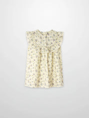 Ivory Flower Dress - Sleeveless