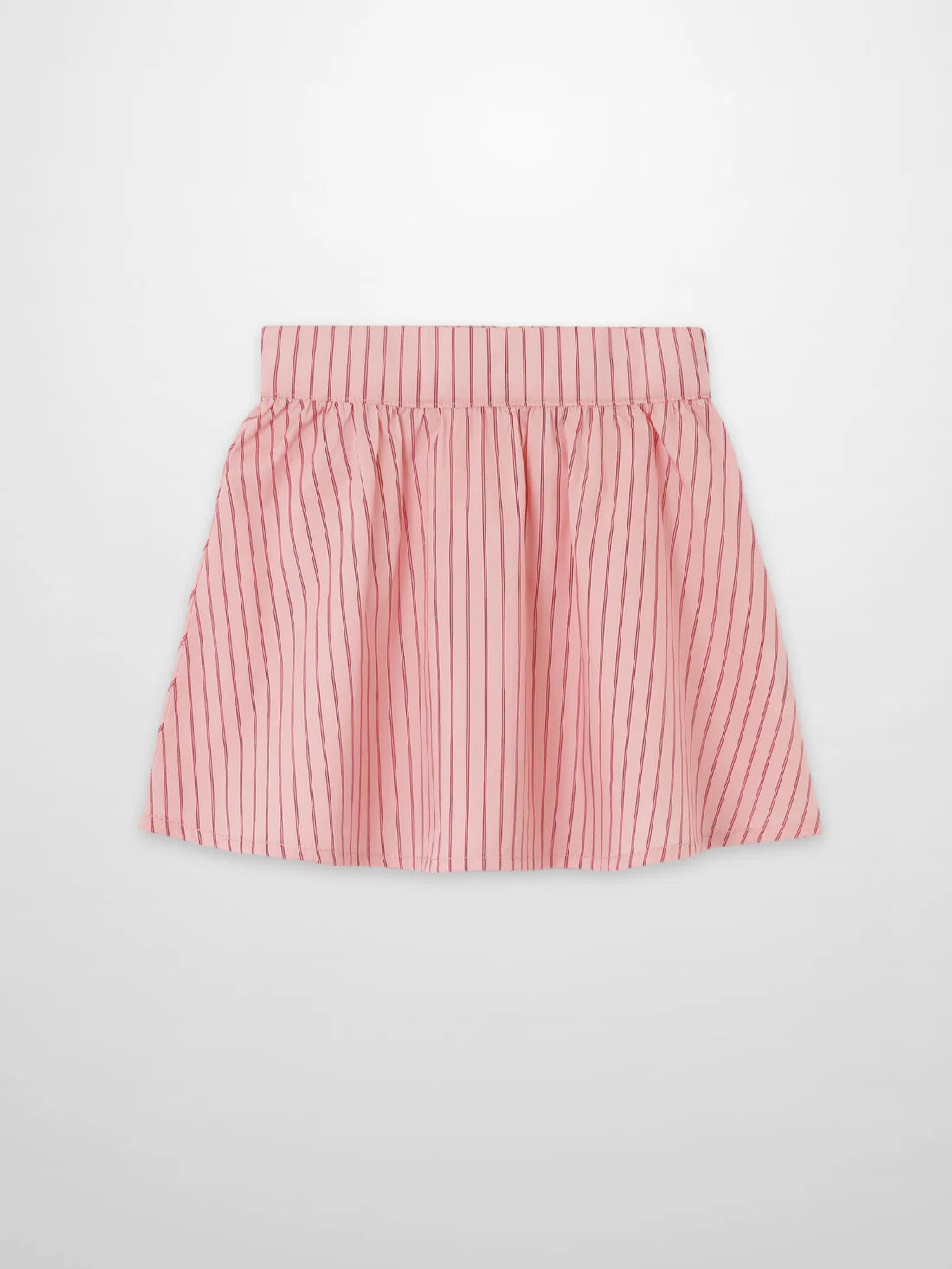 Striped Cotton Skirt - Pink