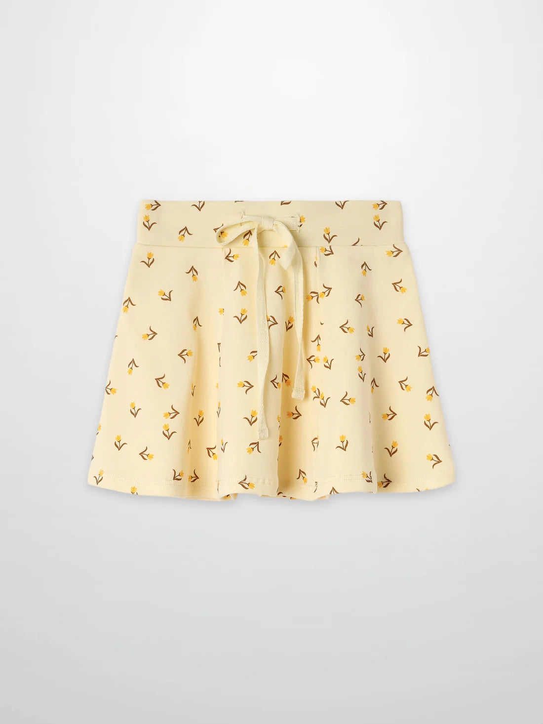 Butter Yellow Tulip 6 Panel Skirt