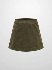Corduroy Skirt - Green
