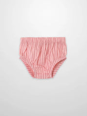 Striped Cotton Bloomers - Pink