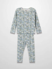 Blue Floral Pajamas