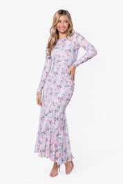 Miri Dress (Light Pink Flower)