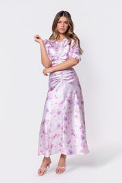 Audrey Dress Short Sleeve (Pink/Purple)