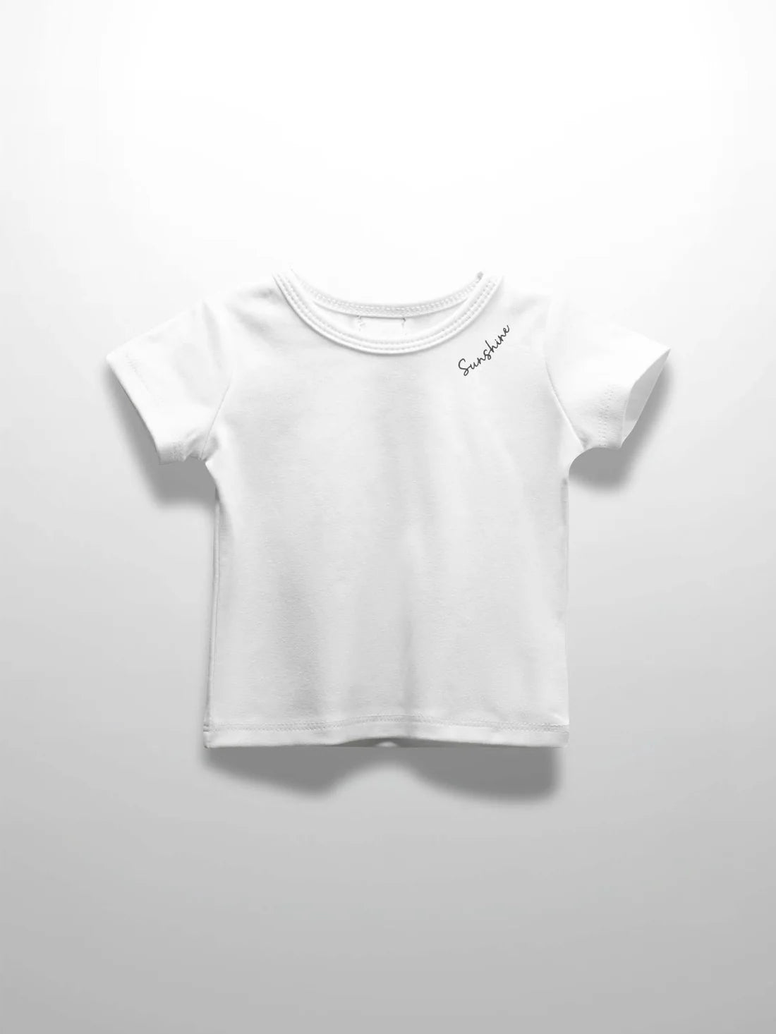White Boxy Short Sleeve T-Shirt