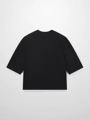 Wide Sleeve Tee-Black