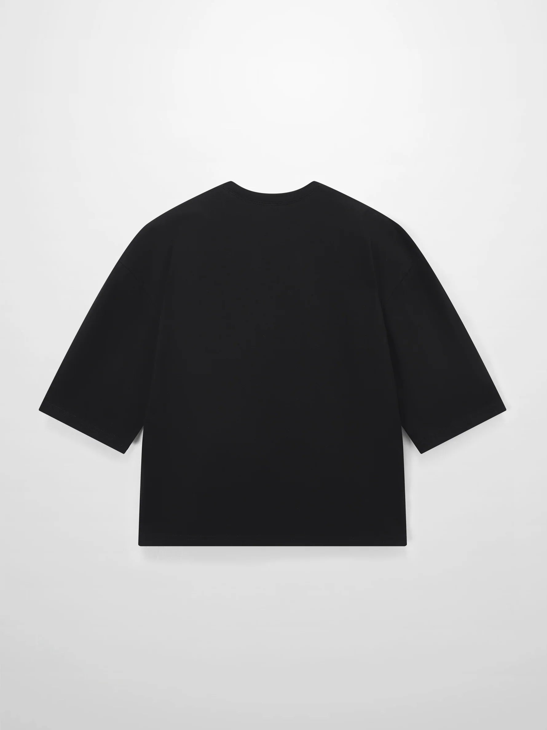 Wide Sleeve Tee-Black