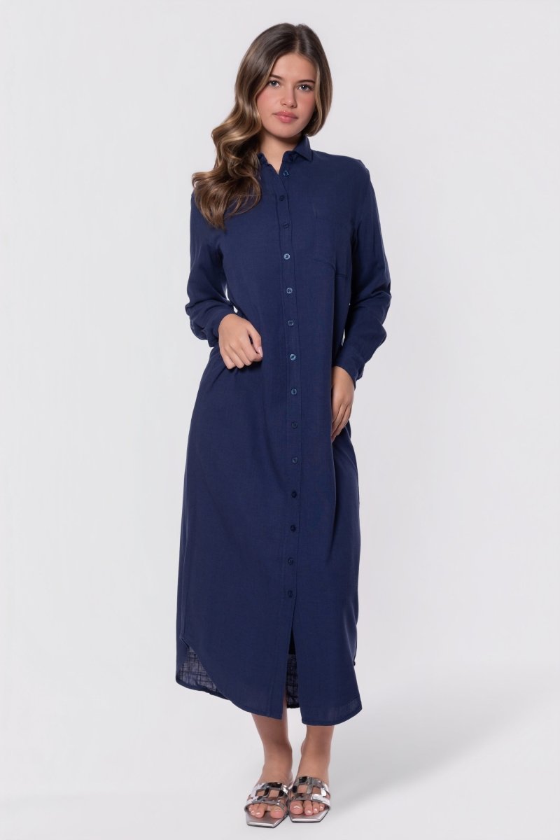 Bonnie Dress 49" (Navy)
