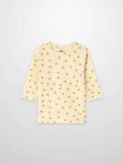 Butter Yellow Tulip T-shirt - 3/4 Sleeve