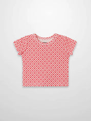 Diamond Flower T-Shirt - Short Sleeve