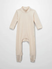 Mock Neck Stretchy - Ivory