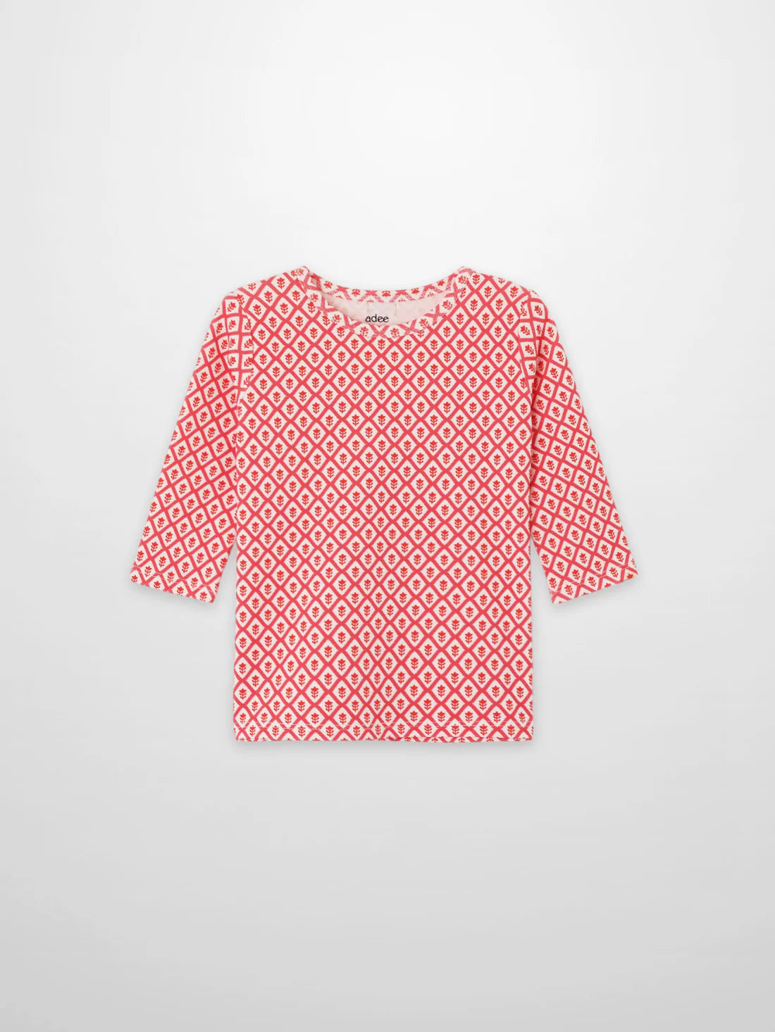 Diamond Flower T-Shirt - 3/4 Sleeve