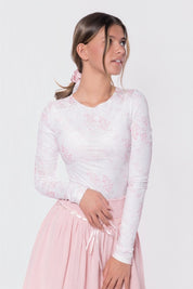 Leni Top (White/Pink)