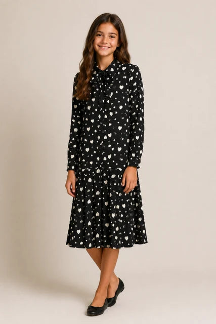 AD MM Black Hearts Dress 143