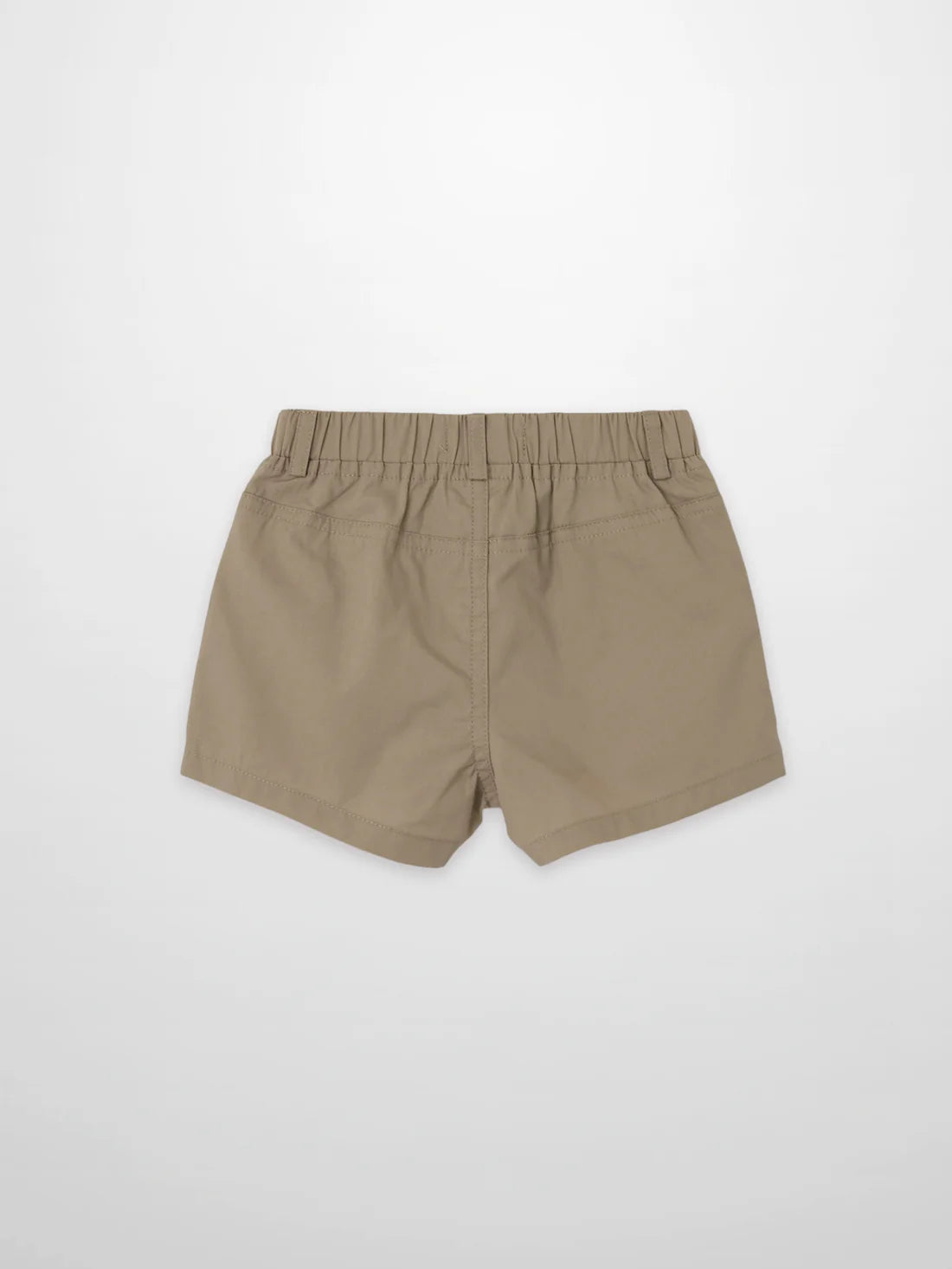Tan Cotton Shorts