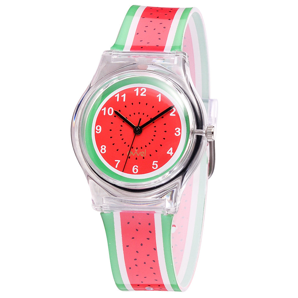 Ovvel Girls Analog Watch for kids - Watermelon Design