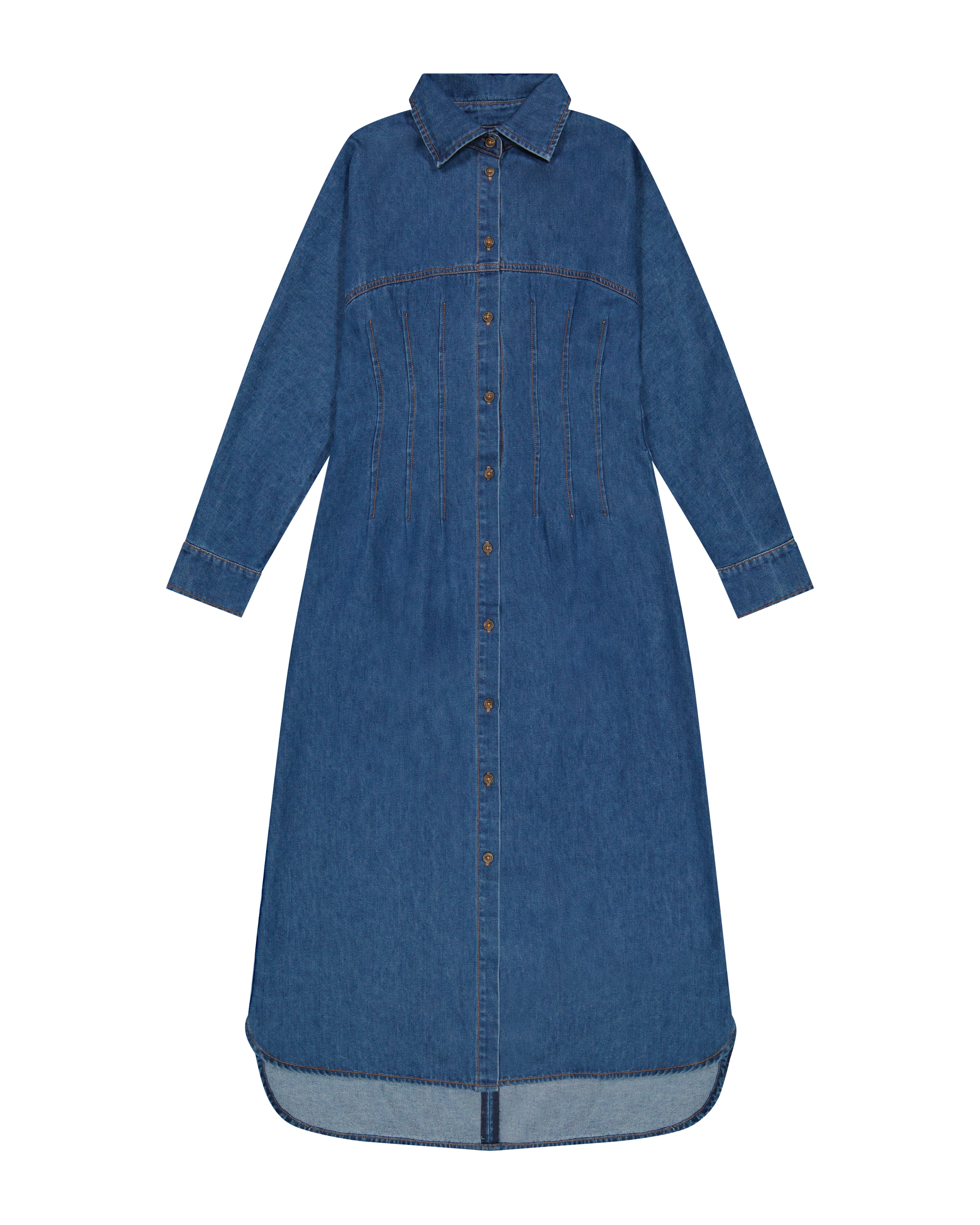 Bliss Denim Corset Dress