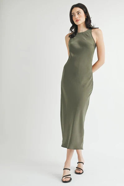 Mila Satin Slip Dress