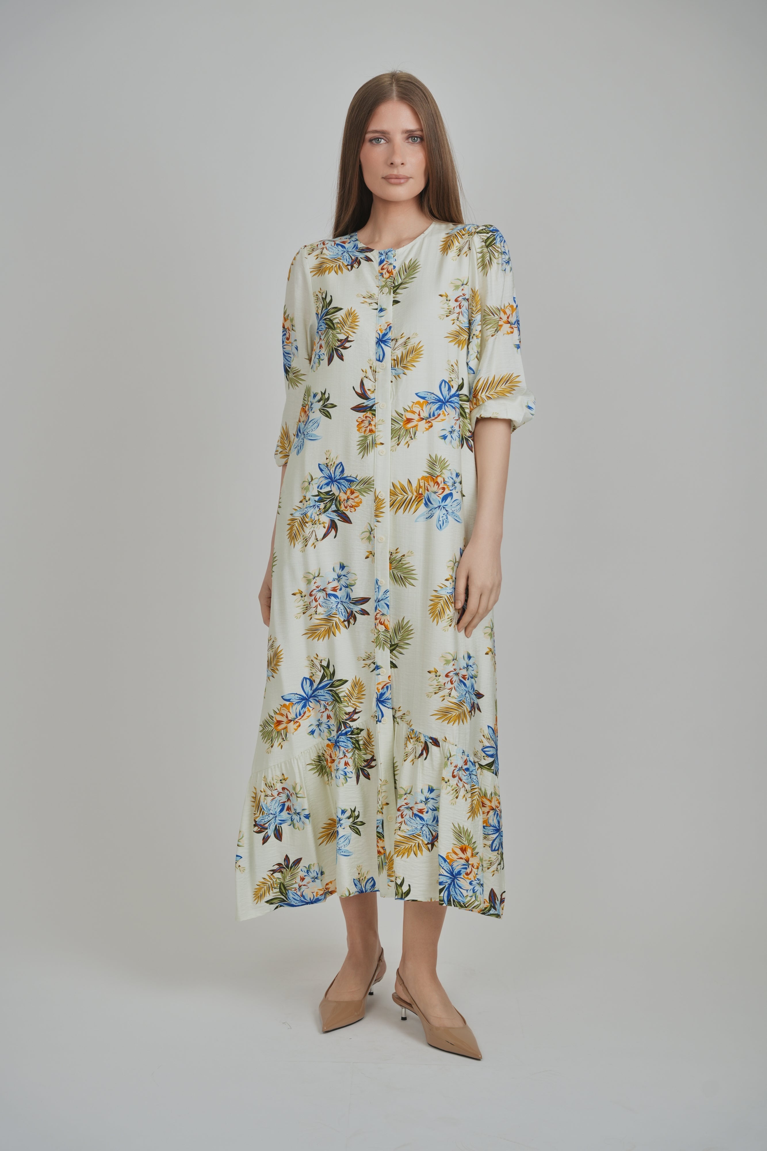 HAILEY DRESS (BLUE LILY)