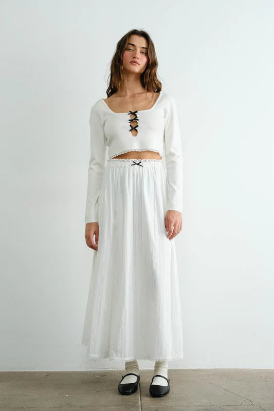 Abby Bow Skirt