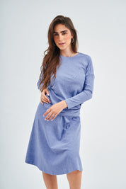 Dalia Top - Light Denim Wash