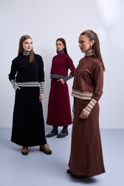 Classic A-Line Maxi Skirt