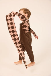 Argyle Mockneck Onesie