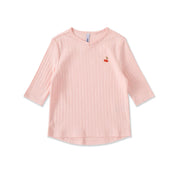 Kids Pointelle Long Sleeve Basic Top 157
