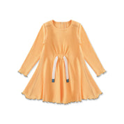 Sunshine Ribbed Collection Tie Waist Dress 121
