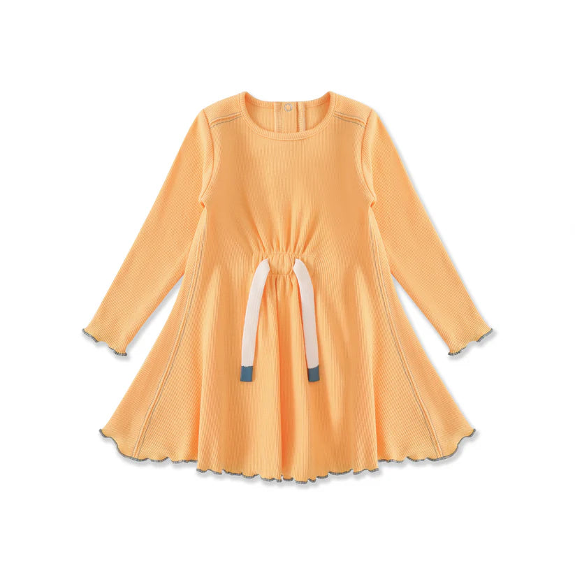 Sunshine Ribbed Collection Tie Waist Dress 121