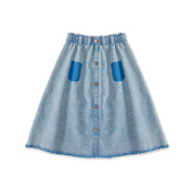 Pockets Denim Skirt 176