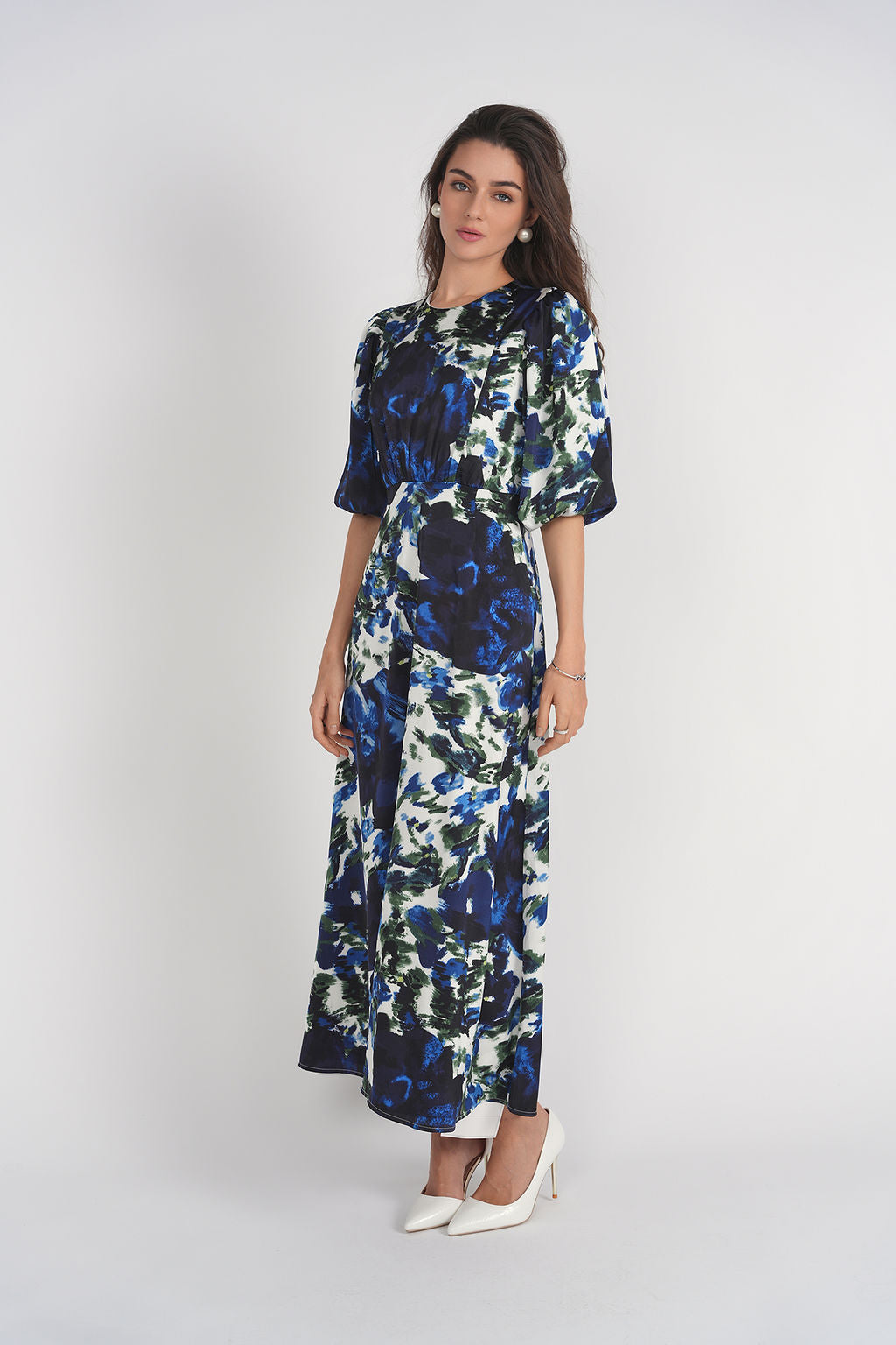 Becca Dress- Large Scale Florals