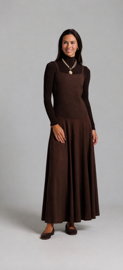 Tweed Jumper - Brown